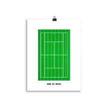 Lataa kuva Galleria-katseluun, Tennis court Wimbledon juliste - FourFan
