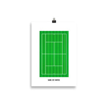 Lataa kuva Galleria-katseluun, Tennis court Wimbledon juliste - FourFan
