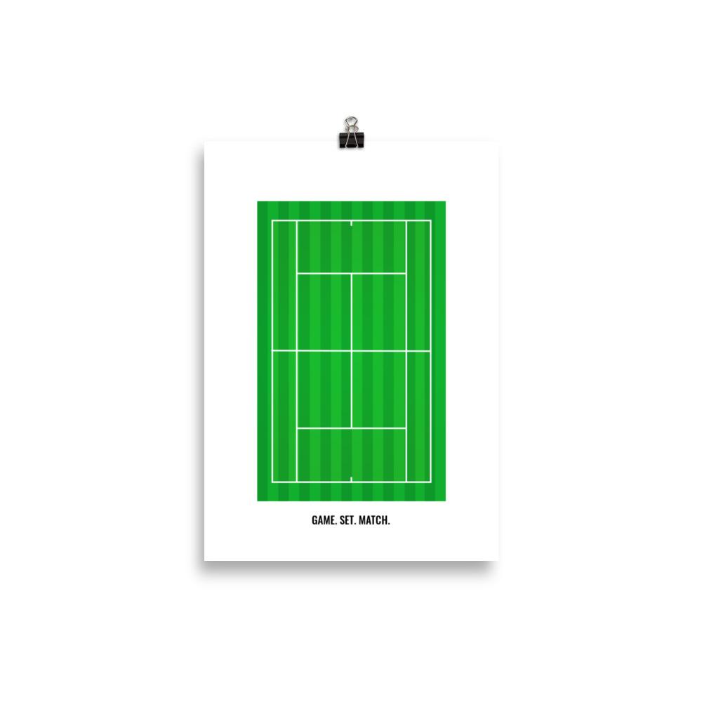 Tennis court Wimbledon juliste - FourFan