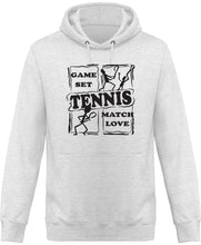 Lataa kuva Galleria-katseluun, Tennis Game Set Match Love huppari unisex - FourFan
