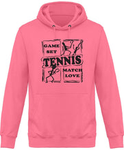 Lataa kuva Galleria-katseluun, Tennis Game Set Match Love huppari unisex - FourFan
