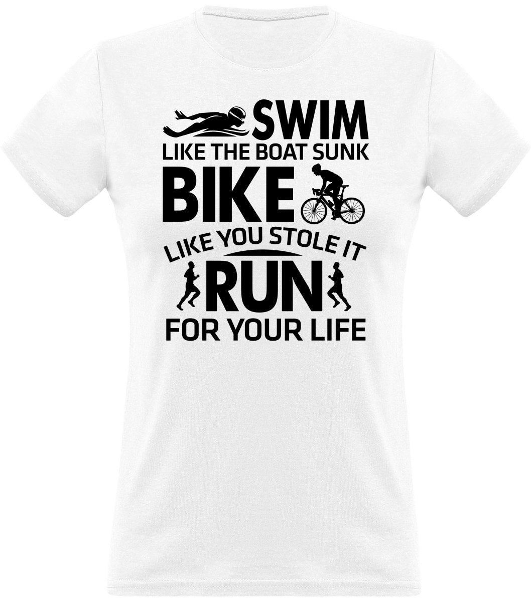 Triathlon Swim like klassien naisten t-paita - FourFan