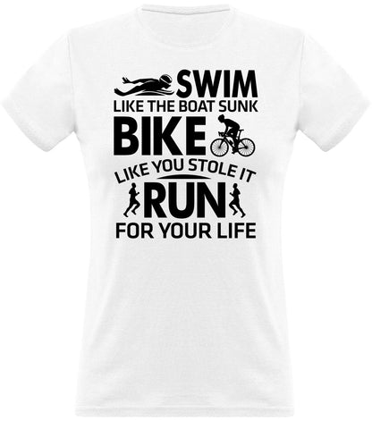 Triathlon Swim like klassien naisten t-paita - FourFan