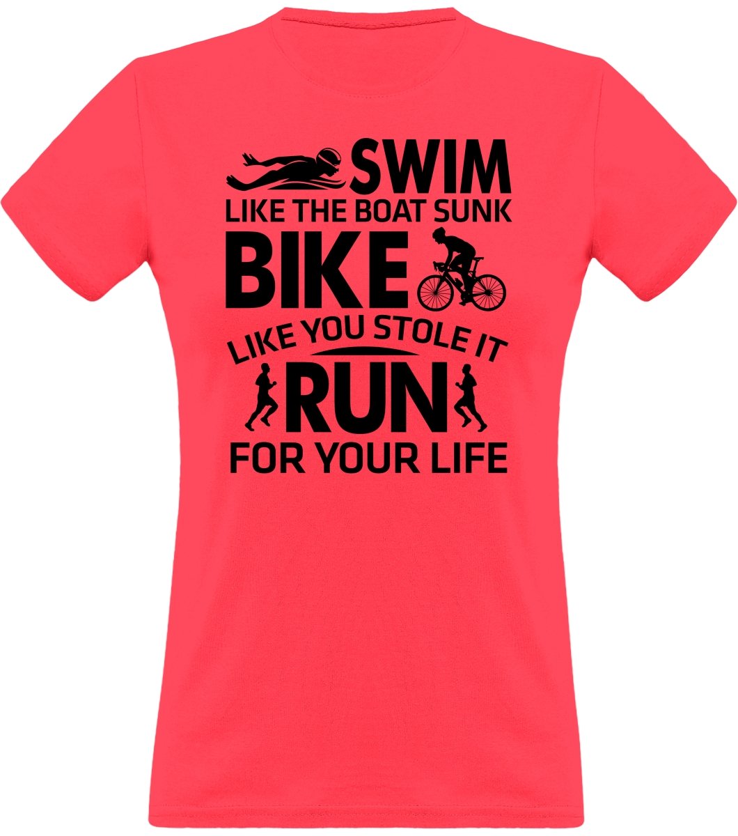 Triathlon Swim like klassien naisten t-paita - FourFan