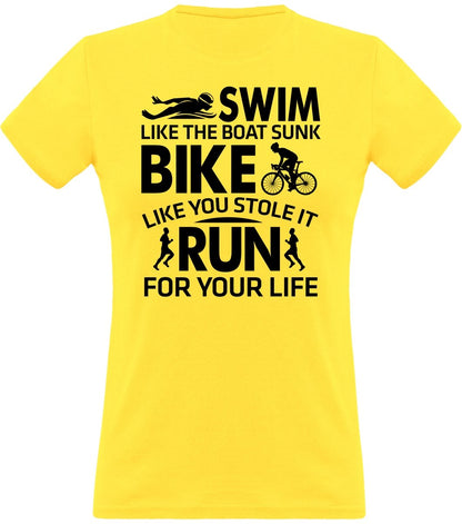 Triathlon Swim like klassien naisten t-paita - FourFan