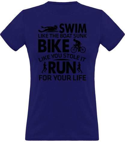 Triathlon Swim like klassien naisten t-paita - FourFan