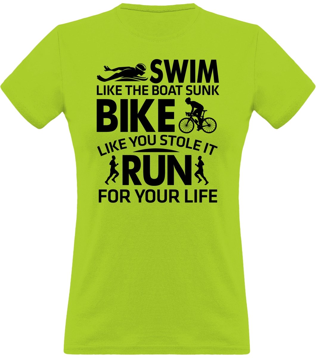 Triathlon Swim like klassien naisten t-paita - FourFan