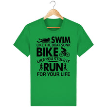 Load image into Gallery viewer, Triathlon Swim like t-paita unisex - FourFan
