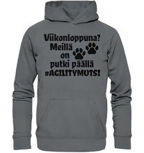 Load image into Gallery viewer, Viikonloppuna? #agilitymutsi huppari unisex - FourFan
