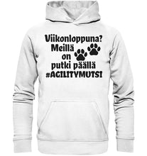 Load image into Gallery viewer, Viikonloppuna? #agilitymutsi huppari unisex - FourFan
