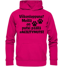 Load image into Gallery viewer, Viikonloppuna? #agilitymutsi huppari unisex - FourFan
