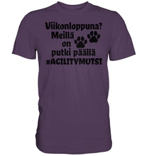 Load image into Gallery viewer, Viikonloppuna? #agilitymutsi t-paita unisex - FourFan
