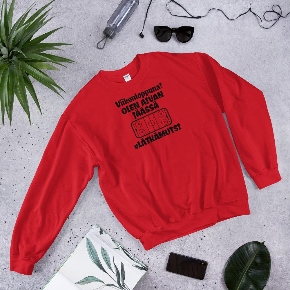 Viikonloppuna jäässä #lätkämutsi collage unisex - FourFan