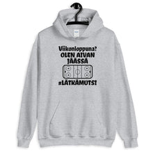 Lataa kuva Galleria-katseluun, Viikonloppuna jäässä #lätkämutsi huppari unisex - FourFan
