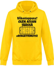 Lataa kuva Galleria-katseluun, Viikonloppuna? Jäässä... #Ringettemutsi huppari unisex - FourFan
