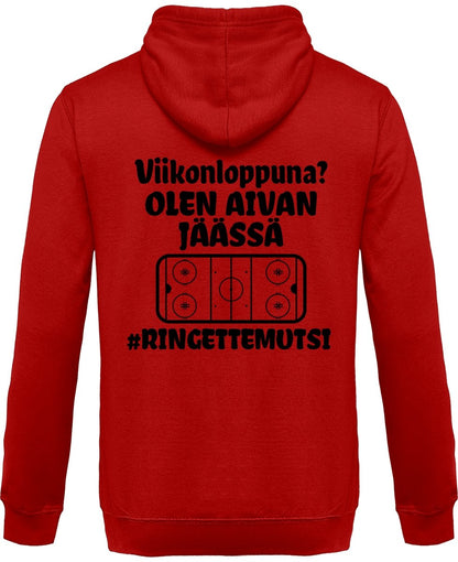 Viikonloppuna? Jäässä... #Ringettemutsi vetoketjullinen huppari unisex - FourFan