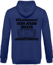 Lataa kuva Galleria-katseluun, Viikonloppuna? Jäässä... #Ringettemutsi vetoketjullinen huppari unisex - FourFan
