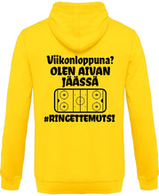 Lataa kuva Galleria-katseluun, Viikonloppuna? Jäässä... #Ringettemutsi vetoketjullinen huppari unisex - FourFan
