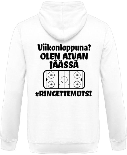 Viikonloppuna? Jäässä... #Ringettemutsi vetoketjullinen huppari unisex - FourFan