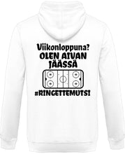 Lataa kuva Galleria-katseluun, Viikonloppuna? Jäässä... #Ringettemutsi vetoketjullinen huppari unisex - FourFan
