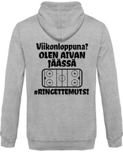 Lataa kuva Galleria-katseluun, Viikonloppuna? Jäässä... #Ringettemutsi vetoketjullinen huppari unisex - FourFan
