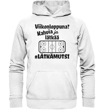 Lataa kuva Galleria-katseluun, Viikonloppuna? Kahvia... #lätkämutsi huppari unisex - FourFan
