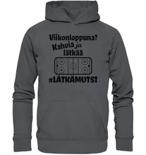 Lataa kuva Galleria-katseluun, Viikonloppuna? Kahvia... #lätkämutsi huppari unisex - FourFan
