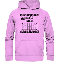 Lataa kuva Galleria-katseluun, Viikonloppuna? Kahvia... #lätkämutsi huppari unisex - FourFan
