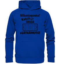 Lataa kuva Galleria-katseluun, Viikonloppuna? Kahvia... #lätkämutsi huppari unisex - FourFan
