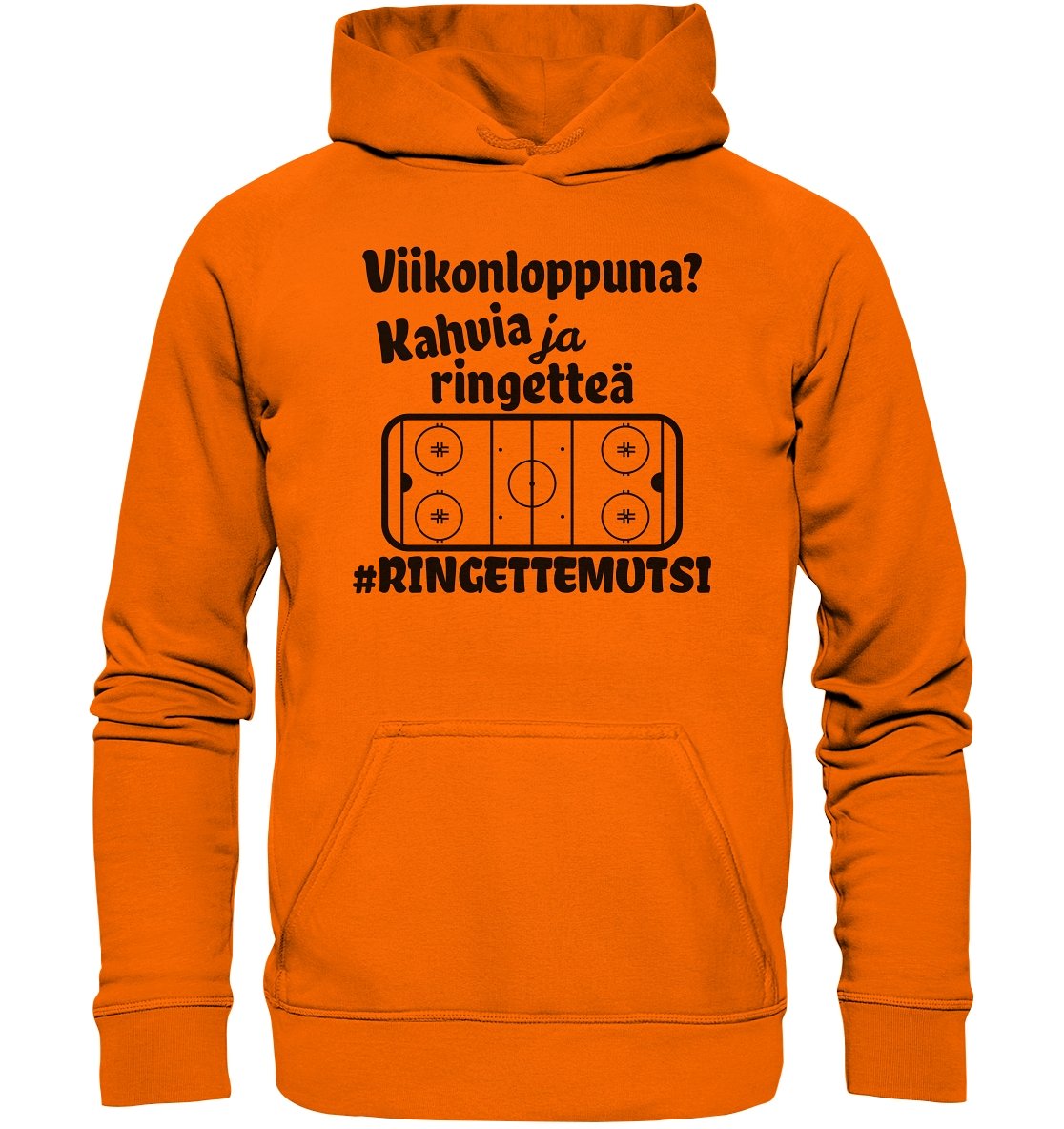 Viikonloppuna? ...kahvia #ringettemutsi huppari unisex - FourFan
