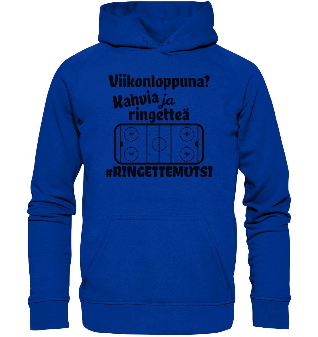Viikonloppuna? ...kahvia #ringettemutsi huppari unisex - FourFan