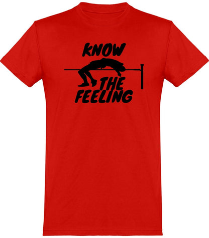 Yleisurheilu "know the feeling" t-paita - FourFan