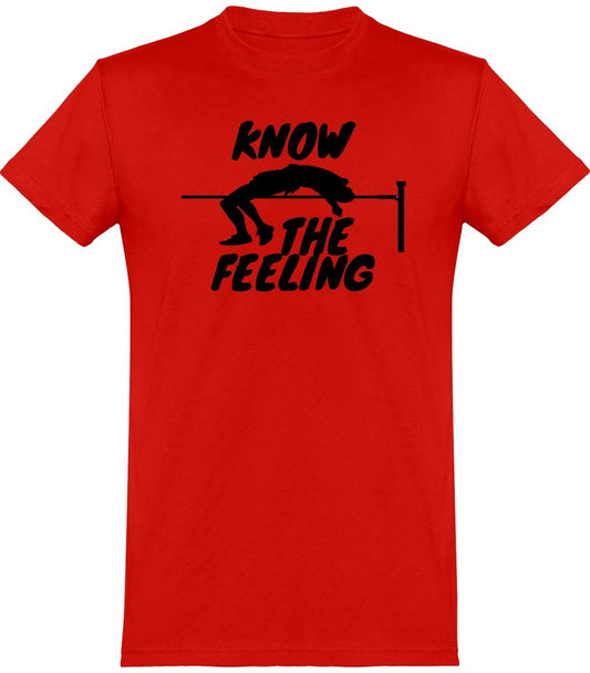 Yleisurheilu "know the feeling" t-paita - FourFan