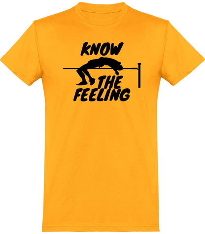 Yleisurheilu "know the feeling" t-paita - FourFan