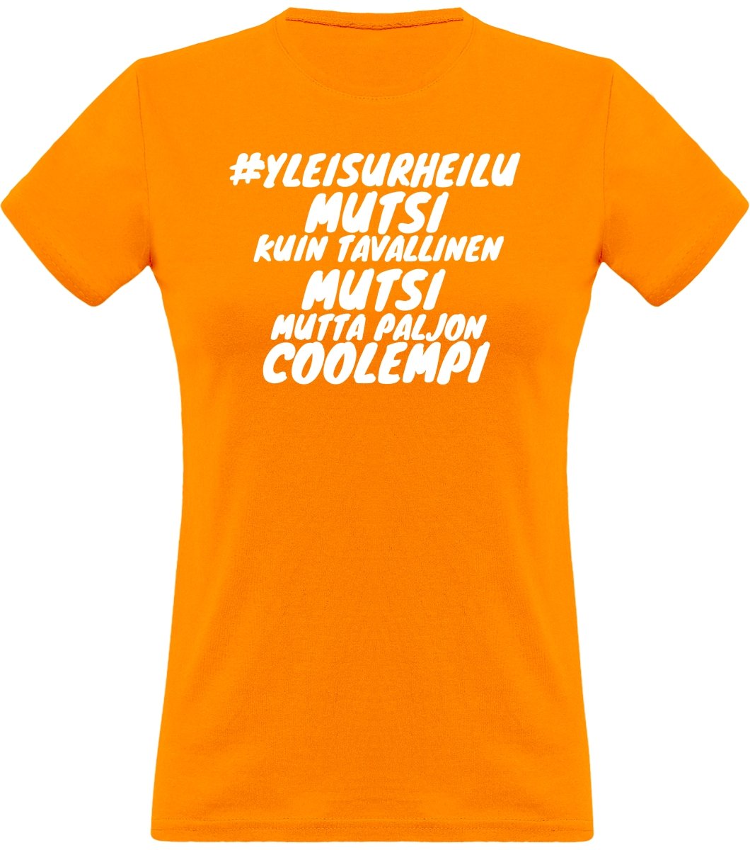 #Yleisurheilumutsi coolempi klassinen naisten t-paita - FourFan