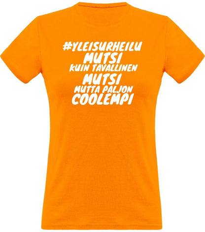 #Yleisurheilumutsi coolempi klassinen naisten t-paita - FourFan
