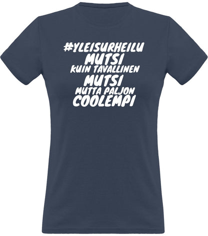 #Yleisurheilumutsi coolempi klassinen naisten t-paita - FourFan