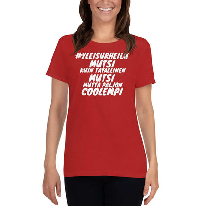 #Yleisurheilumutsi coolempi t-paita naisten malli - FourFan